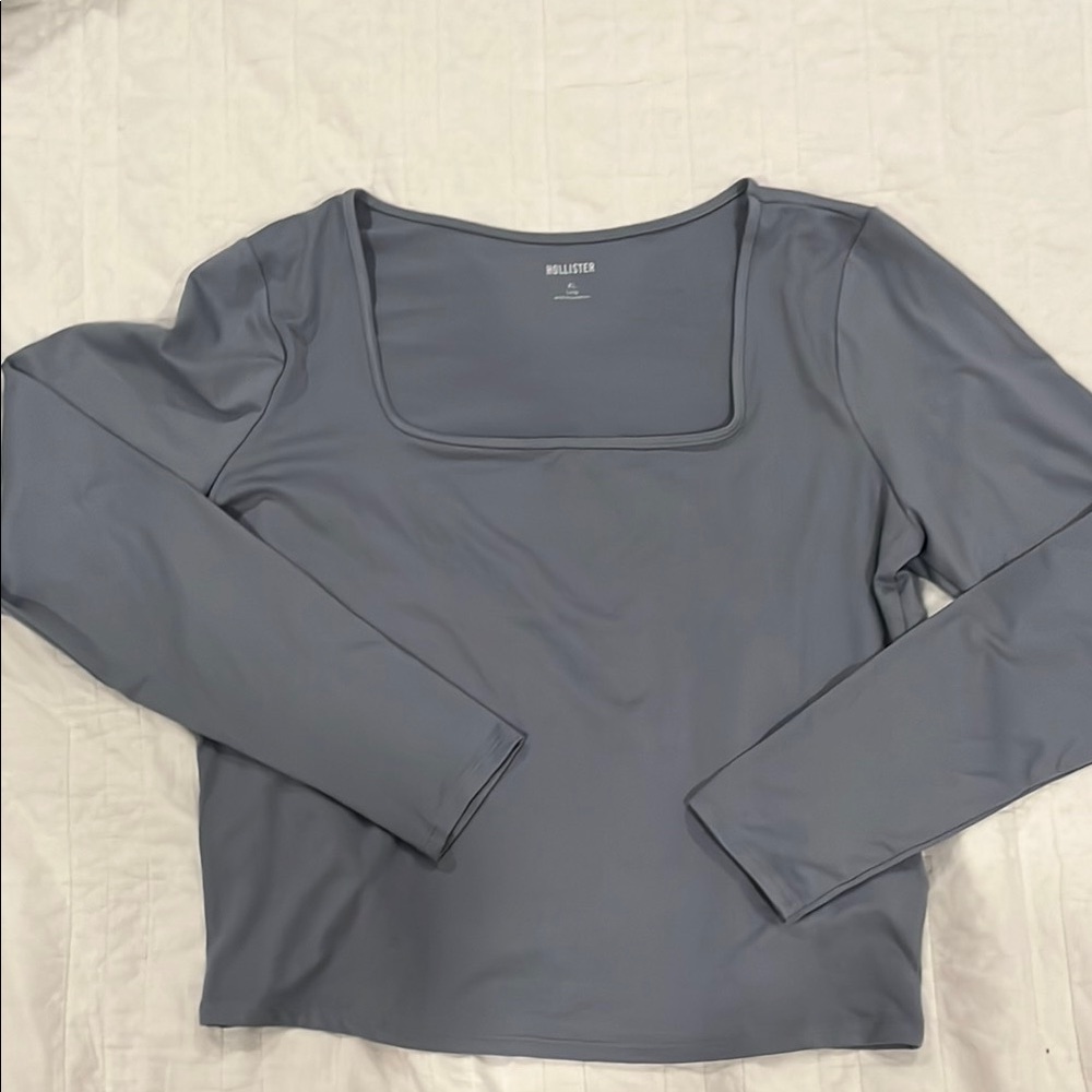 Hollister Women's Slate Long Sleeve Top